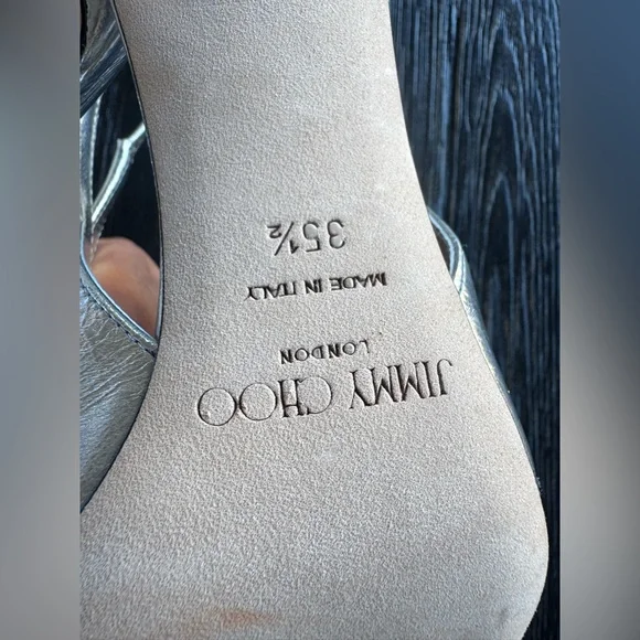 Jimmy Choo Women's Staz 70 Bow Slingback Pumps - Picture 7 of 9